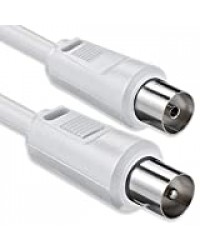 1aTTack BK 150 coaxial Câble de raccordement 1,5 m Blanc (Import Allemagne)