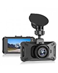 4K 3840 * 2160P UHD Caméra de Voiture, VANTRUE X4 Supercondensateur Dashcam enregistreur de Conduite, 3 Pouces LCD 160 degrés, Moniteur de stationnement, WDR Vision Nocturne，G capteur, Soutien 256 Go