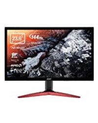 Acer KG1 KG241QSbiip 59,9 cm (23.6") 1920 x 1080 Pixels Full HD LED Plat Noir KG1 KG241QSbiip, 59,9 cm (23.6"), 1920 x 1080 Pixels, Full HD, LED, 1 ms, Noir