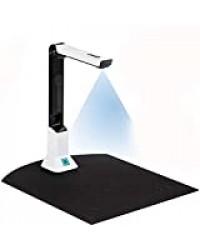 ACEWD Scanner De Documents A4 Compact Et Portable, Document Camera USB, Haute Définition Visualiseur Numérique Compatible pour Windows