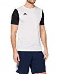 adidas Estro 19 Jersey Maillot Garçon, White, FR : S (Taille Fabricant : 128)