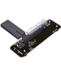 ADT-Link Clé M.2 Support de Support de Carte Graphique Externe NVMe avec PCIe3.0 X4 à Thunderbolt 3 Câble de Montage Vertical Câble Adaptateur PCI-Express Adaptateur EGPU 32Go pour ITX STX NUC (25CM)