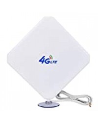 Aigital Antenne 4G LTE 35dbi CRC99 Connecteur Dual Mimo Booster 3G/4G/GSM Amplificateur de Signal Gain Elevé Réseau à Longue Portée pour Huawei Equipment ou ZTE USB Modem WiFi routeur