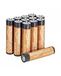 AmazonBasics Lot de 12 piles alcalines Type AAA 1,5 V 1340 mAh (Design variable)