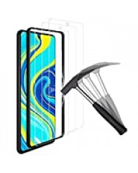 ANEWSIR Verre Trempé Compatible avec Xiaomi Redmi Note 9S/Note 9 Pro 5G/Poco X3 NFC/Note 9 Pro,Film Protection écran en Verre trempé(Easy-Install) (sans Bulles d'air) (Dureté 9H) - (3 Pièces)