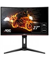 AOC Gaming C27G1 Ecran PC Gaming Incurvé Dalle VA 27'' 144hz 1ms Freesync Ajustable en Hauteur 1920x1080