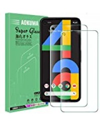 AOKUMA Google Pixel 4A Verre Trempé, [Lot de 2] Verre Trempé Google Pixel 4A [0.26mm] [Extreme Résistant aux Rayures][Haut Définition] Facile Installation Film Protection écran