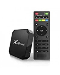 Aoxun X96 Smart TV Box Android 7.1 - Processeur Quad Core Amlogic S905W, 2 Go de RAM & 16 Go de ROM, 4K Ultra HD H.265, 2 ports USB, HDMI, lecteur médias sans fil - Version 2018