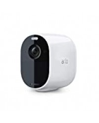 Arlo Essential - Pack de 1 caméra de surveillance Wifi Sans fil. Jour/Nuit, Etanche IP65, Intérieur/Extérieur, Batterie 6 mois (VMC2030)