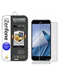 ASUS Zenfone 4 ZE554KL - Taille 5.5" - Protection Ecran Verre Trempé iGUARD Premium Anti Chocs et Casse, Dureté Max 9H, Haute Définition 98%, (Transparent)