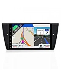 Autoradio stéréo double DIN Android 9.0 pour BMW E90/E91/E92/E93 (2005–2012) Navigation GPS | Caméra arrière & Canbus Gratuit | 9" Écran tactile 2G+32G | Soutien DAB WiFi Bluetooth USB SD Mirror Link