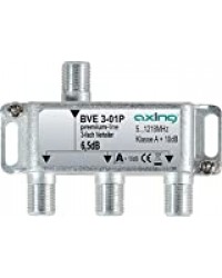 Axing BVE 3-01P splitter distributeur repartiteur 3 voies sorties pour FM CATV télévision numérique par câble (5-1218 MHz)