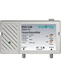 Axing BVS 2-65 Amplificateur domestique 25 dB pour câble TV ou TNT (85-862 MHz, canal retour passif 5-65 MHz)