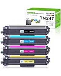 Aztech Cartouche de TN247 Toner Compatible Remplacement pour Brother TN-247BK TN243 pour Brother MFC-L3750CDW DCP-L3550CDW MFC-L3770CDW HL-L3210CW HL-L3230CDW HL-L3270CDW DCP-L3510CDW MFC-L3730CDN