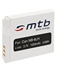 Batterie NB-6L pour Canon PowerShot SX240 HS, SX260 HS, SX270 HS, SX280 HS, SX500 IS