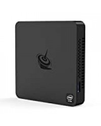 Beelink T4 Mini PC Computer 4K, 4K Ordinateur de Bureau, Processeur Intel Atom X5-Z8500, 4Go RAM 64 Go ROM, Windows 10 préinstallé，Ethernet 1000Mbps, Wi-FI 2.4 GHz / 5.8 GHz, BT 4.0 /USB 3.0 & DP