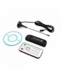 BEESCLOVER USB2.0 FM Dab DVB-T RTL2832U R820T2 RTL-SDR SDR Dongle Stick Digital TV Tuner Récepteur à Distance avec antenne