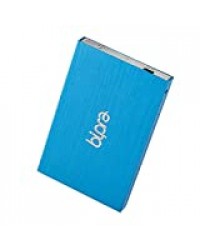 Bipra FAT32 Disque Dur Externe 2,5 pouces/63,5 mm, Bleu 320 go Blau - Blau