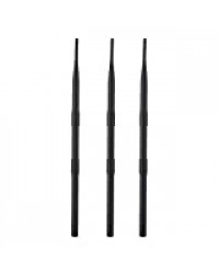 Biuzi Antenne 380mm 9dBi Antenne WiFi 2.4G à Gain élevé SMA Femelle Fileté Femelle Trou Omnidirectionnel Réseau Antenne Compatible pour EA6900 ASUS RT-AC66U RT-AC68U(3 pièces)