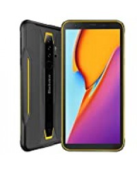 Blackview BV6300 (2020), Telephone Incassable Android 10, 11,6 mm Corps, 3 Go + 32 Go, Quadruple Caméra 13MP HDR, Robuste Smartphone IP68, 5,7'' HD +, NFC GPS Jaune