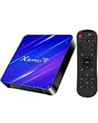 Box Android TV 10.0 WIFI6 Routeur intégré 4GB 32GB RK3318 Bluetooth 4.0 USB 3.0 Supports 4K 3D Double Chips 2 en 1 Bluetooth & WiFi