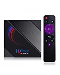 Box TV Android 10.0 H96 Max H616 2021 New Bluetooth 4.2 RAM 4 Go DDR3 64 Go ROM Quad-Core Support 4K Ultra HD / H.265 / Dual WiFi 2.4G + 5G / HDMI / 3D 100M Ethernet Familienvideo Box Playbox