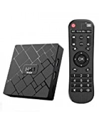 Bqeel Android 10.0 TV Box 【4GB+64GB】 Bluetooth 4.0 Android TV Box USB 3.0 HK1 Max RK3328 Quad-Core 64bit Cortex-A53 Wi-FI 2.4G/5G LAN100M 4K Android Box Smart TV Box