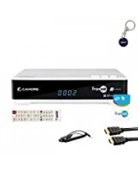 Cahors Récepteur TV Satellite HD + Carte FRANSAT PC6 + Câble HDMI + Câble 12V