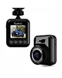 Caméra de voiture, Byakov Dashcam voiture enregistreur de conduite Full HD 1920x1080P 1.5 pouces Mini Dash-Cam pour voiture 170 degrés Angle voiture DashCam avec G capteur, WDR, détection de mouvement