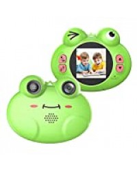 CamKing Appareil photo numérique pour enfant - 1,54" HD 720P - 12 MP - Cadeau pour garçons et filles