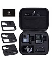 CamKix étui, Compatible avec GoPro Hero 7/6 / 5 Black - Parfait pour Le Voyage et Le Stockage - Intérieur EVA Polyvalent avec Une Coupe précise - Protection complète de Votre Appareil