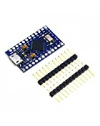 Carte ATMEGA32U4 Pro Micro Arduino Compatible 5V 16 MHz Broches Gratuites Connecteur Micro-USB pour Chargeur de Démarrage Arduino IDE 1.0.1