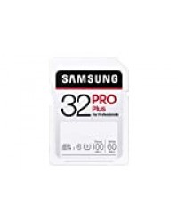 Carte mémoire Samsung Pro Plus 32 Go SDHC UHS-I U3 100 Mo/s Full HD & 4K UHD (MB-SD32H/EU)