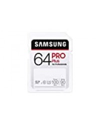 Carte mémoire Samsung Pro Plus 64 Go SDXC UHS-I U3 100 Mo/s Full HD & 4K UHD (MB-SD64H/EU)