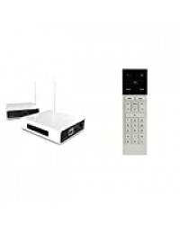 CGV Freeline HD1S Tuner Analogique & Canal + TLCCUBE Télécommande HD WiFi G5 Blanc