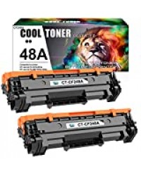 Cool Toner 2 Packs Compatible pour HP CF244A 44A Cartouche de Toner pour HP LaserJet Pro M15a M15w M15, HP LaserJet MFP M28a M28w M28, HP LaserJet Pro M16a M16w M16, HP LaserJet Pro M29a M29w M29