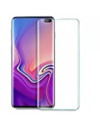 COPHONE® Pack 2 Verres trempé incurvé Compatible avec Samsung Galaxy S10 Plus, Film de Protection écran Premium Anti Chocs et Casse, Anti Empreintes, Bords arrondis,dureté Max 9H, Haute définition