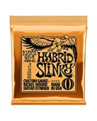 Cordes pour guitare électrique hybride Slinky Nickel Ernie Ball - calibre 9-46