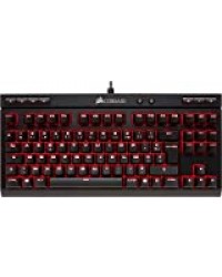 Corsair K63 Clavier Mécanique Gaming (Cherry MX Red, Rétro-Éclairage Rouge, AZERTY) Noir