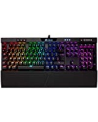 Corsair K70 RGB MK.2 Clavier Mécanique Gaming (Cherry MX Speed: Rapide et très précis, Rétro-Éclairage RGB Multicolore, AZERTY FR Layout) - Noir