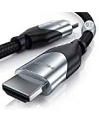 CSL-Computer Câble HDMI 2.0b Ultra HD 4k 60 Hz Gbit s 2 m