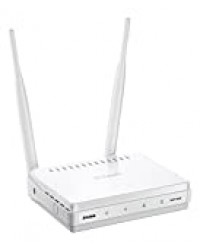 D-Link DAP-2020 Point d'accès Wi-Fi N 300Mbps - Open Source Linux - 802.11 b/g/n - 1 Port 10/100 - WPS- Idéal pour Partager et Contrôler les Accès Wi-Fi