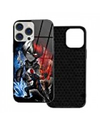 DanMige My Hero Academia Cell Phone Coque pour Iphone 12 Série 4 Taille Housse Protective Etui Anti-Rayure Anti-Choc Case White Iphone12 Pro Max-6.7