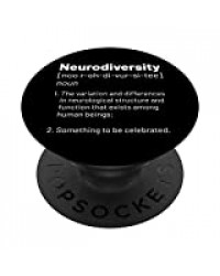 Définition du dictionnaire de la neurodiversité PopSockets PopGrip - Support et Grip pour Smartphone/Tablette avec un Top Interchangeable