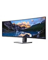 Dell U4919DW écran Plat de PC 124,5 cm (49") 4K Ultra HD LED Incurvé Argent - Écrans Plats de PC (124,5 cm (49"), 5120 x 1440 Pixels, 4K Ultra HD, LED, 8 ms, Argent)