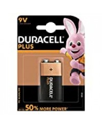 Duracell - Pile Alcaline - 9V x 1 - Plus Power (6LR61)