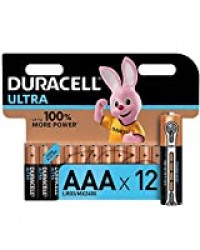 Duracell Ultra, pack de 12 piles alcalines Type AAA 1,5 Volts LR03 MN2400