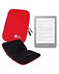 DURAGADGET Coque de Transport Rigide Rouge pour Kobo Clara HD (2018) liseuse numérique by FNAC