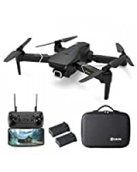 EACHINE Drone avec Camera 4k HD GPS 5G-WiFi E520S Pliable FPV Mallette/Sac Quadcopter, De Deux 1200mAh Batteries Inclus