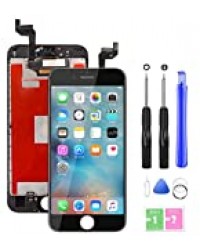 Ecran pour iPhone 6S 4.7 Pouces Noir LCD Vitre Tactile Kit de Réparation LCD Remplacement Rechange Outils Compris